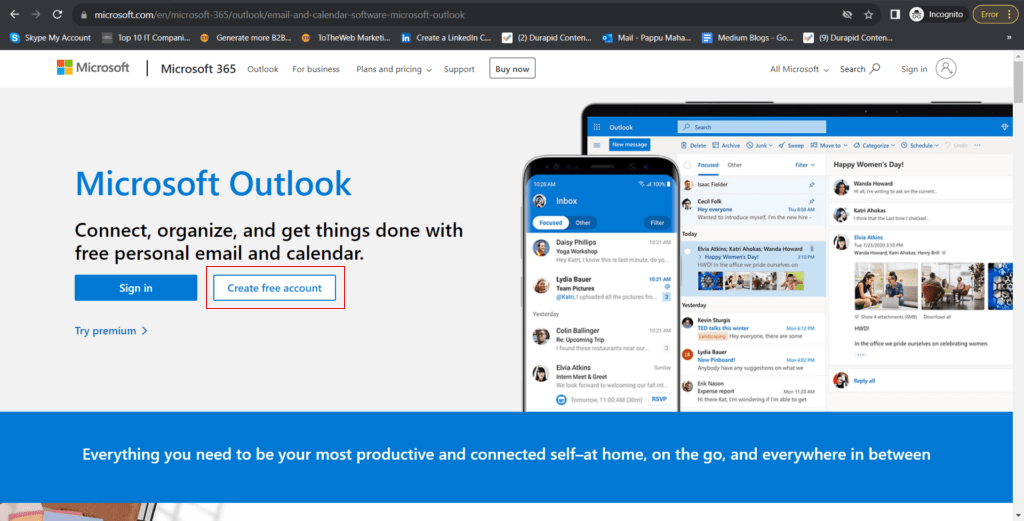 Microsoft Outlook Email