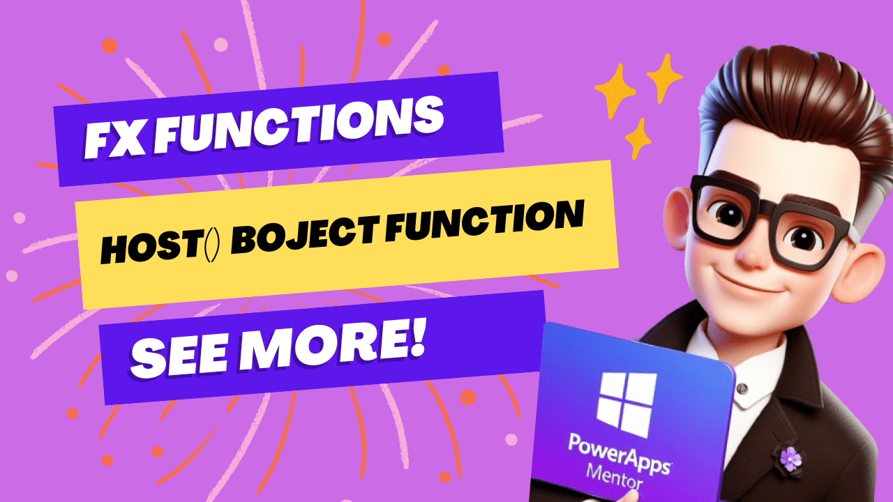 Host Object Function